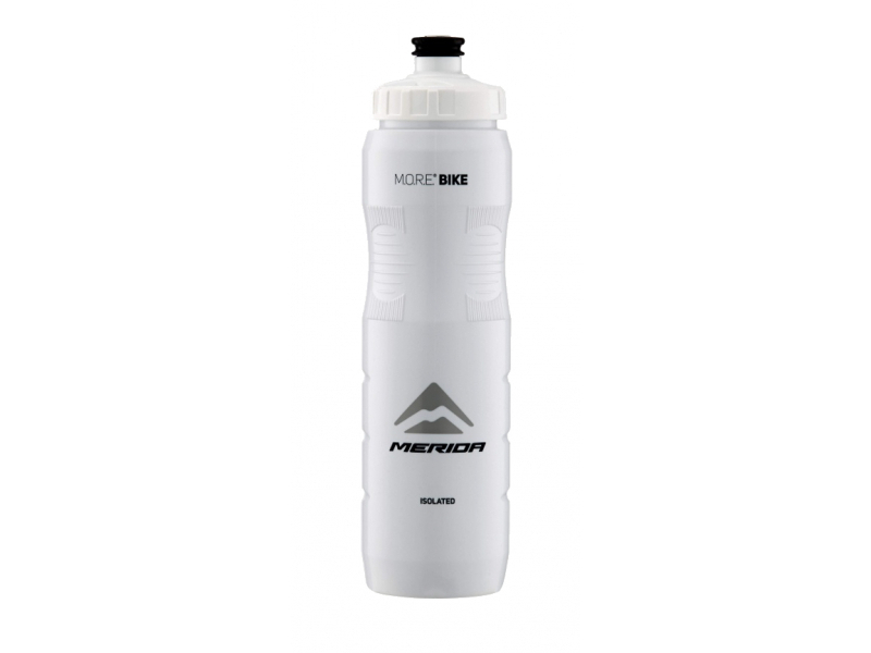 Fľaša Termo 3002 MERIDA V-logo čierna/biela 0.7 l 