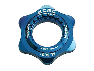 KCNC adaptér pre CenterLock náboj a 6-dierový kotúč, 20z modrý