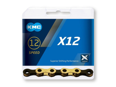 Reťaz KMC X12 Ti-N Gold/Black, 12 Speed