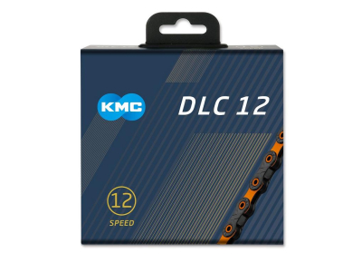 Reťaz KMC DLC 12 Black/Orange, 12 Speed