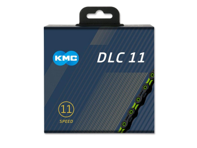 Reťaz KMC DLC 11 Black/Green, 11 Speed