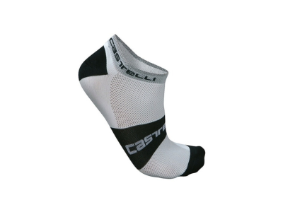Ponožky Castelli 7069 LOWBOY 001 biela/čierna