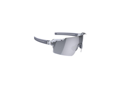 Okuliare s vymeniteľným sklom s vysokým kontrastom BBB BSG-70 FULLVIEW HC číra/strieborná