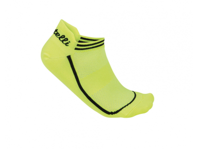 Ponožky CASTELLI INVISIBILE žltá fluo