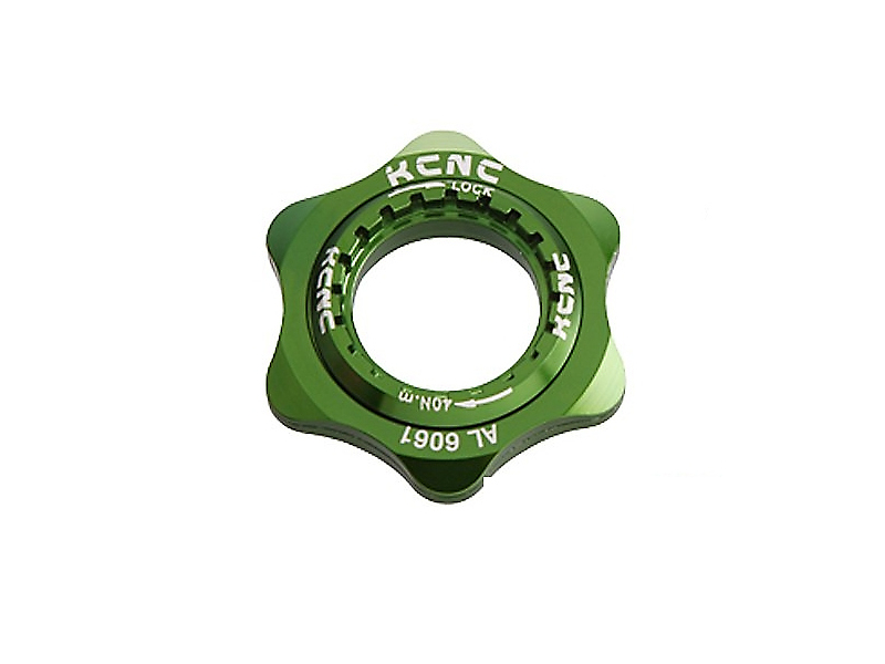 KCNC adaptér pre CenterLock náboj a 6-dierový kotúč, 20z zelený