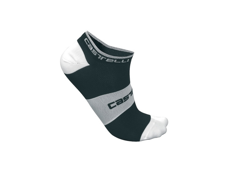 Ponožky Castelli 7069 LOWBOY 010 čierna/biela