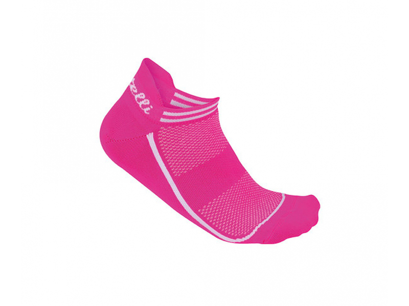 Ponožky CASTELLI INVISIBILE ružová fluo
