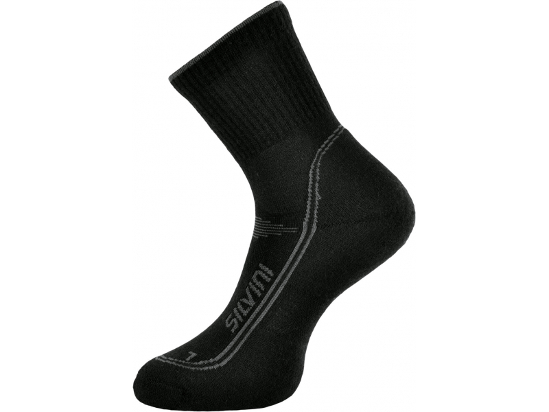 Ponožky SILVINI LATTARI UA904 black
