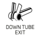 Down Tube Exit