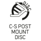 C-S Post Mmount Disc
